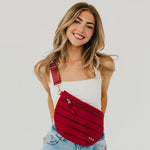 Load image into Gallery viewer, Jolie Puffer Crossbody Bag | Quilted Fanny Pack
