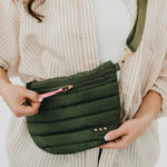 Load image into Gallery viewer, Jolie Puffer Crossbody Bag | Quilted Fanny Pack
