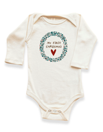 Load image into Gallery viewer, My First Christmas Organic Bodysuit for Baby
