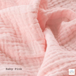 Load image into Gallery viewer, Set of 5 Girls Burp Cloths - Organic Cotton Double Gauze
