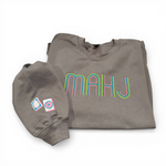 Load image into Gallery viewer, Embroidered Mahjong Crewneck Sweatshirt
