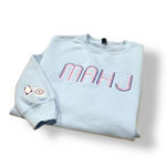 Load image into Gallery viewer, Embroidered Mahjong Crewneck Sweatshirt

