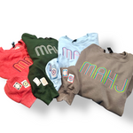 Load image into Gallery viewer, Embroidered Mahjong Crewneck Sweatshirt
