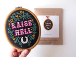 Load image into Gallery viewer, Raise Hell Cross Stitch Kit
