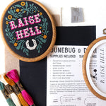 Load image into Gallery viewer, Raise Hell Cross Stitch Kit
