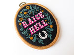 Load image into Gallery viewer, Raise Hell Cross Stitch Kit
