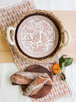 Load image into Gallery viewer, Bread Warmer &amp; Basket Gift Set with Tea Towel
