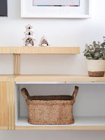 Load image into Gallery viewer, Bono Rectangular Storage Basket | Handwoven Jute Basket with Handles
