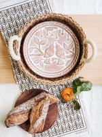 Load image into Gallery viewer, Bread Warmer &amp; Basket Gift Set with Tea Towel
