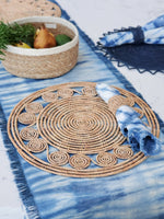 Load image into Gallery viewer, Tie Dyed Cotton Napkins - Indigo Blue (Set of 4)
