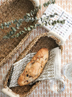 Load image into Gallery viewer, Seagrass Bread Baskets with White Handles
