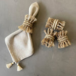 Load image into Gallery viewer, Fringes Napkin Ring - set of 4
