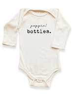 Load image into Gallery viewer, Poppin Bottles Organic Baby Bodysuit Long Sleeve
