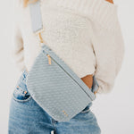Load image into Gallery viewer, Suede Westlyn Woven Crossbody Bag
