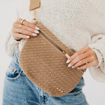 Load image into Gallery viewer, Suede Westlyn Woven Crossbody Bag
