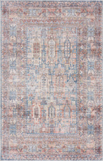Load image into Gallery viewer, Burnt Orange Holi-2300 Washable Area Rug
