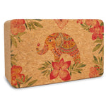 Load image into Gallery viewer, Tropical Vibes Cork Yoga Block
