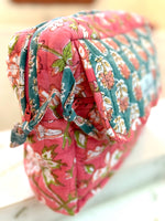 Load image into Gallery viewer, Set of 3 Hand Block Printed Cosmetic and Toiletry Bags

