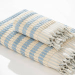 Load image into Gallery viewer, Pompom Lokum Hand-loomed Turkish Hand Towels farmhouse decor
