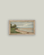 Load image into Gallery viewer, Beach Near Etretat Framed Antique Art
