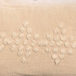 Load image into Gallery viewer, Viha Throw Pillow | Handmade Neutral Throw Pillow with Tassels

