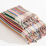 Load image into Gallery viewer, Stripe Bubble Handloomed Turkish Hand Towels 17x38" Bohemian
