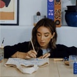 Load image into Gallery viewer, Block Printing Kit - Cherry Bow Print Tote Bag
