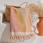 Load image into Gallery viewer, Pompom Bubble Handloom Bath Turkish Towels Farmhouse Decor

