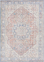 Load image into Gallery viewer, Wacousta Red&amp;Blue Washable Rug
