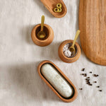 Load image into Gallery viewer, Belfort Oak Mortar and Marble Pestle
