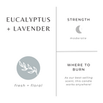 Load image into Gallery viewer, Eucalyptus + Lavender Candle
