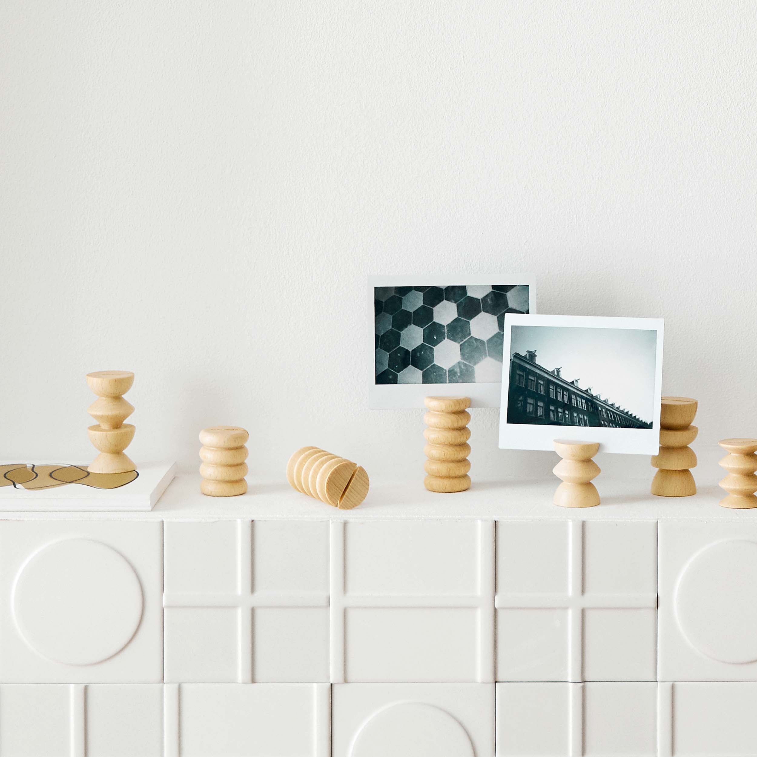 Totem Picture / Postcard Stands - Set of 5 Tall