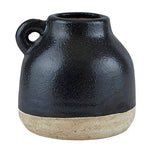 Load image into Gallery viewer, Black Artisan Dipped Vase - Medium
