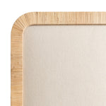 Load image into Gallery viewer, Rattan Wrapped Linen  Pinboard 20 x 30
