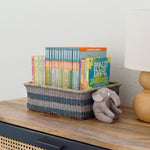 Load image into Gallery viewer, Woven Catchall Storage Tray | Blue
