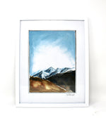 Load image into Gallery viewer, Simple Mountains, 11x14 Art Print, Mountains Watercolor, Adventure Painting
