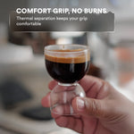 Load image into Gallery viewer, Dual shot espresso glasses (Set of 2)
