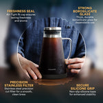 Load image into Gallery viewer, Cold Brew Maker | Glass with Stainless Steel Filter
