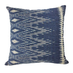 Load image into Gallery viewer, Indigo Ikat Pillow Cover

