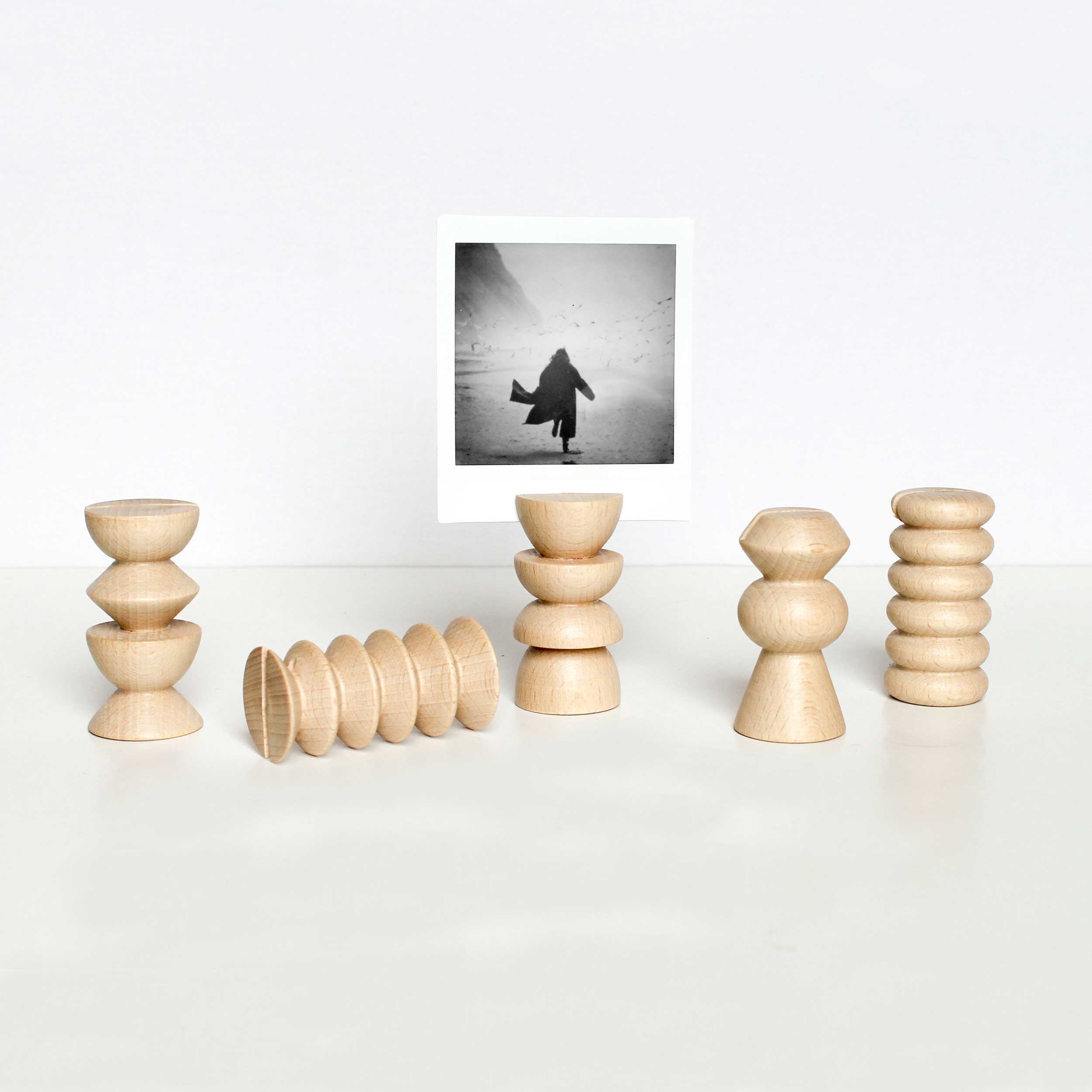 Totem Picture / Postcard Stands - Set of 5 Tall