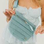 Load image into Gallery viewer, Jolie Puffer Crossbody Bag | Quilted Fanny Pack
