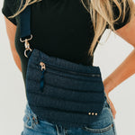 Load image into Gallery viewer, Jolie Puffer Crossbody Bag | Quilted Fanny Pack
