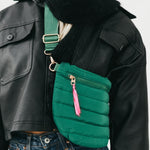 Load image into Gallery viewer, Jolie Puffer Crossbody Bag | Quilted Fanny Pack
