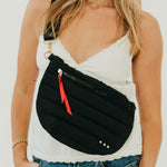 Load image into Gallery viewer, Jolie Puffer Crossbody Bag | Quilted Fanny Pack
