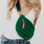 Load image into Gallery viewer, Jolie Puffer Crossbody Bag | Quilted Fanny Pack
