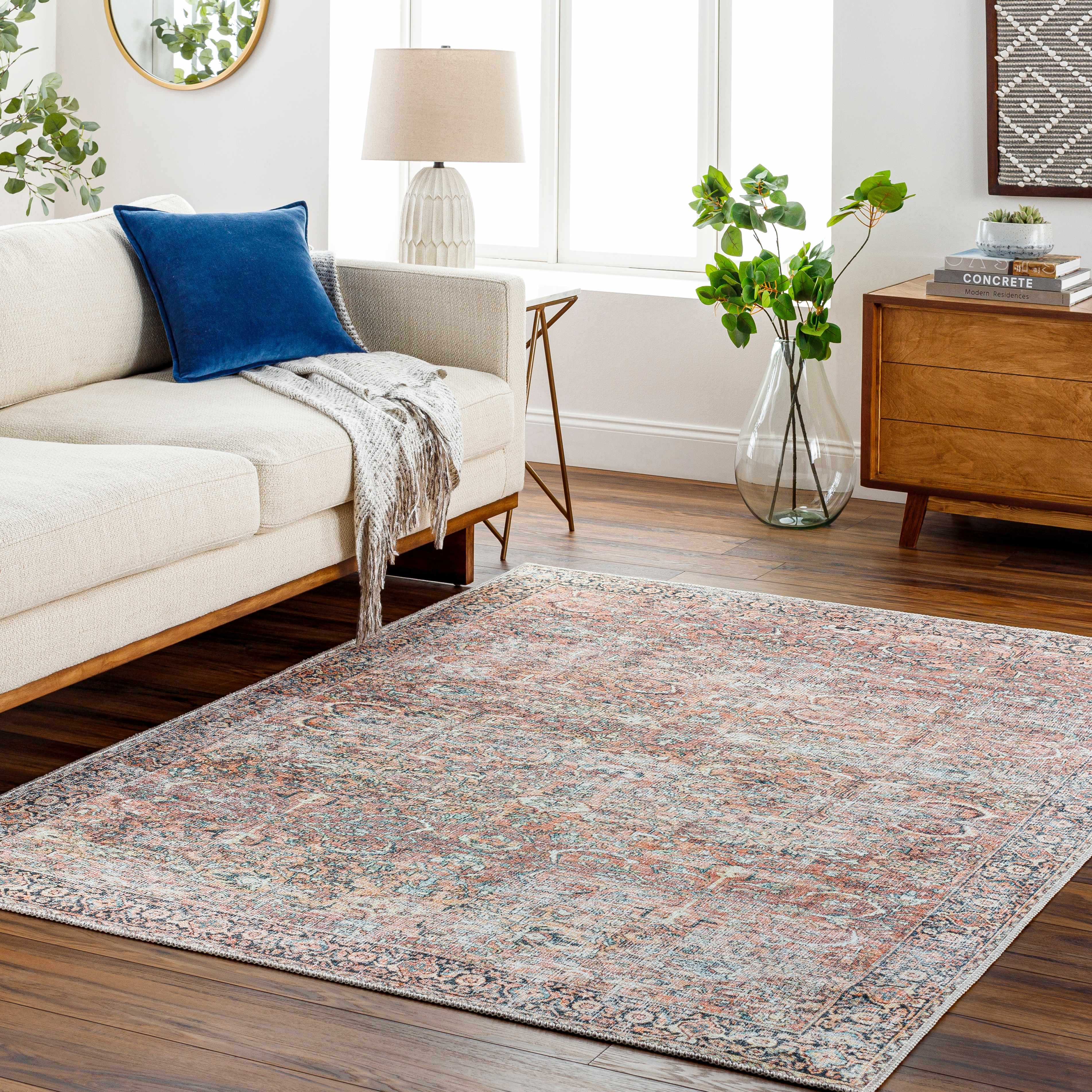 Washable Turkish-style Area Rug