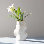 Load image into Gallery viewer, Fluxo Ceramic Vase -  Medium White
