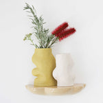Load image into Gallery viewer, Fluxo Ceramic Vase -  Medium White
