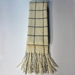 Load image into Gallery viewer, Creamy White Plaid Scarf
