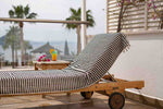 Load image into Gallery viewer, Pom Pom Beach Towel | Oversized Bath Towel
